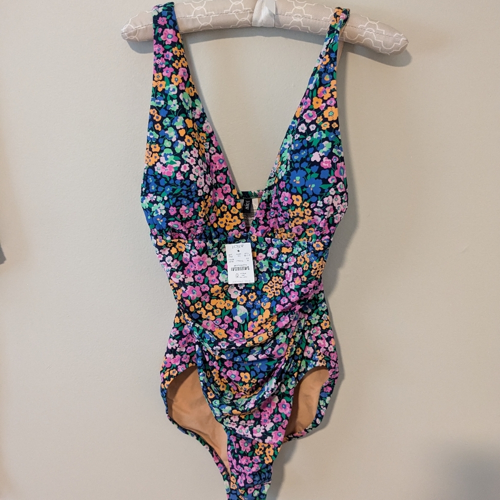 J. Crew floral one piece NWT